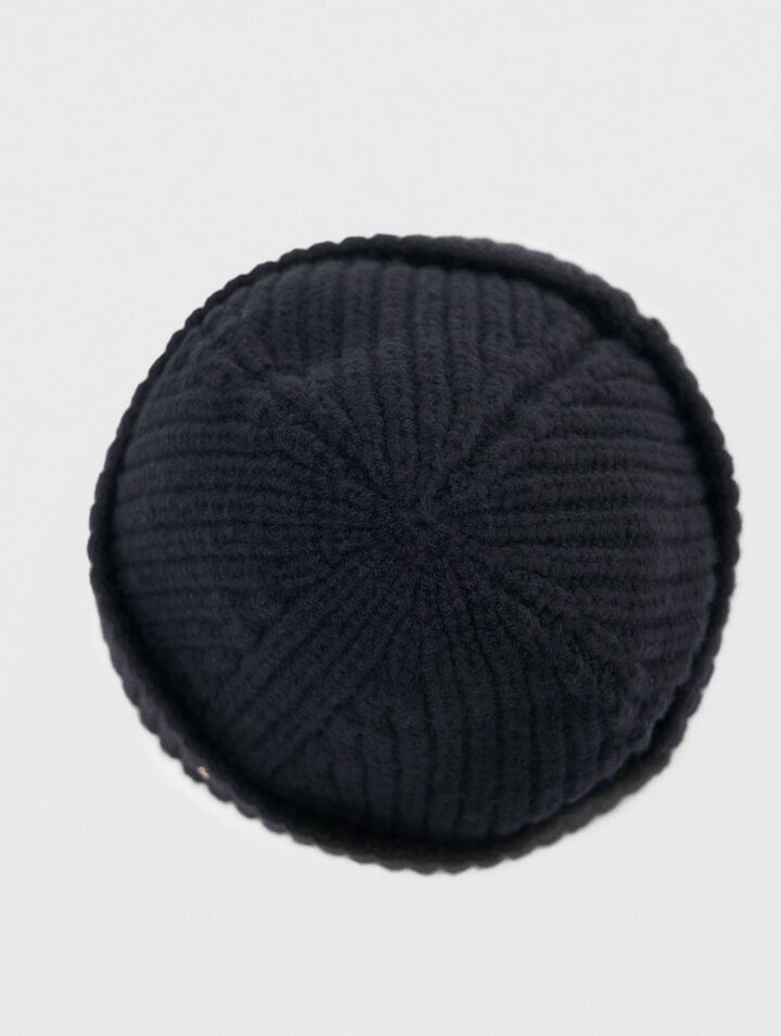 Bonnet en laine et cachemire