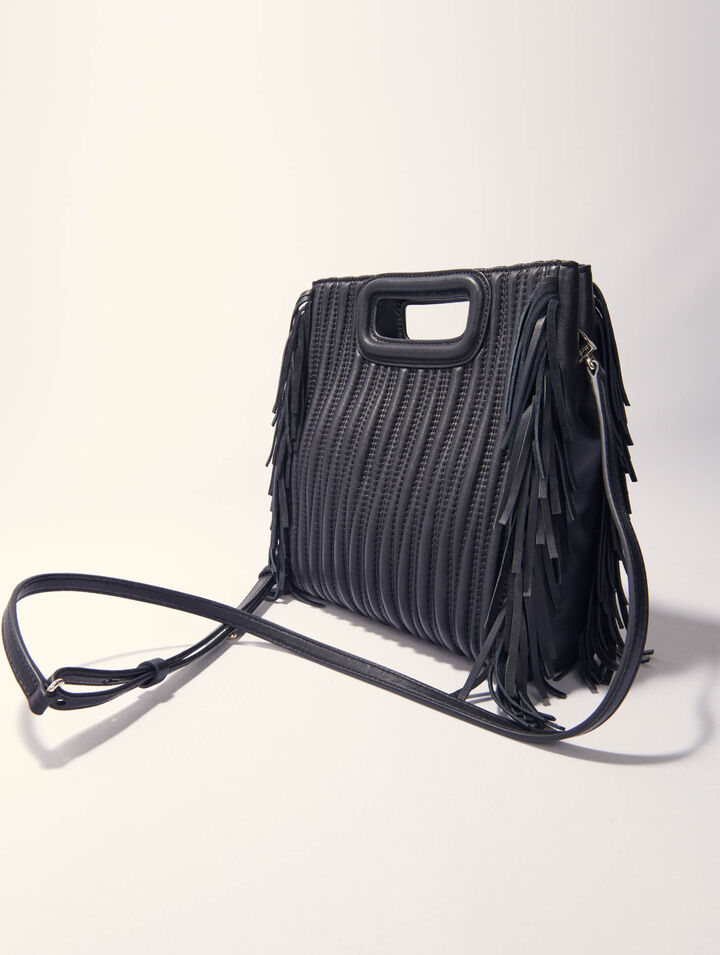 Sac M en cuir matelassé