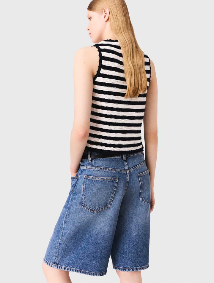 Bermuda en denim