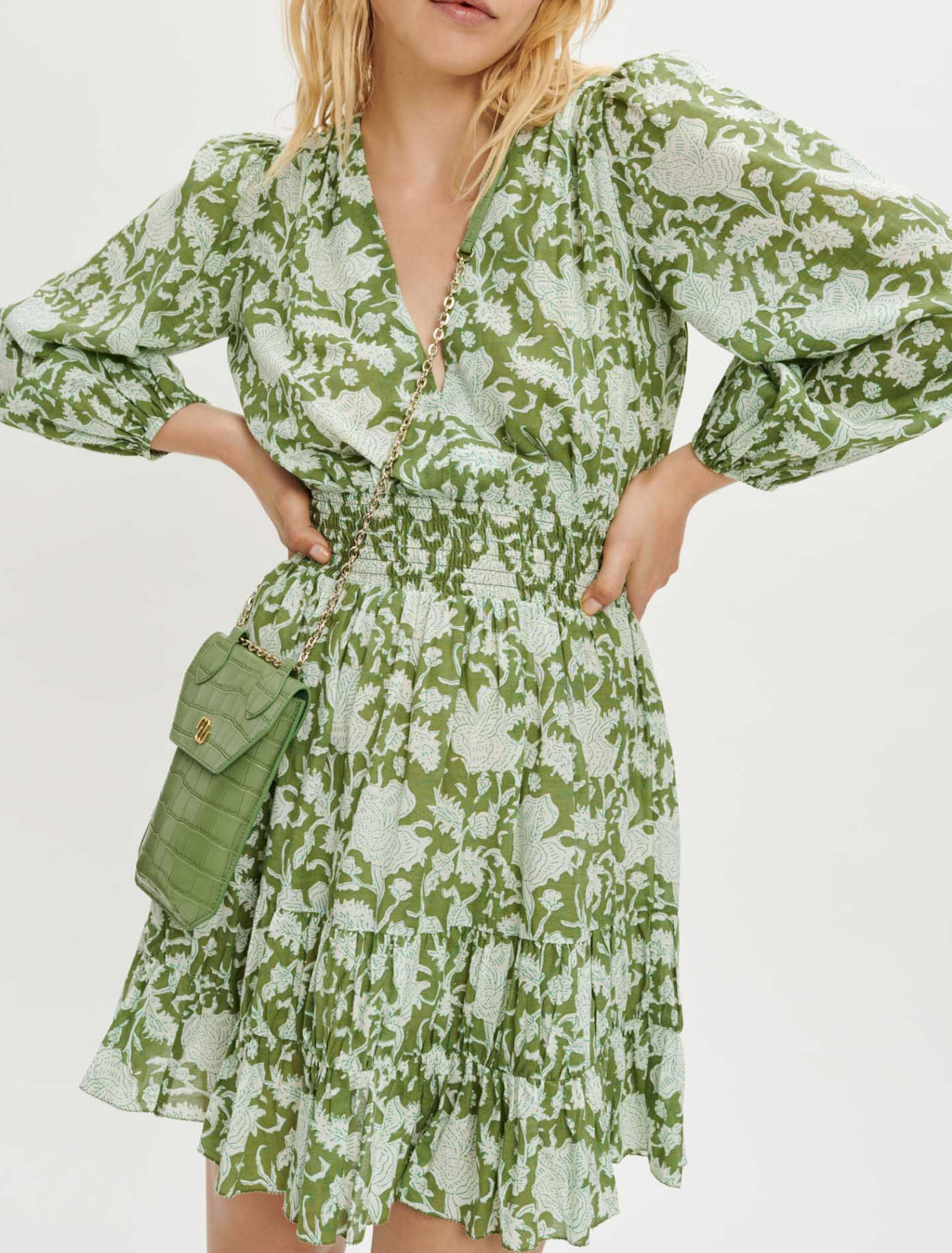 Robe courte imprimée
