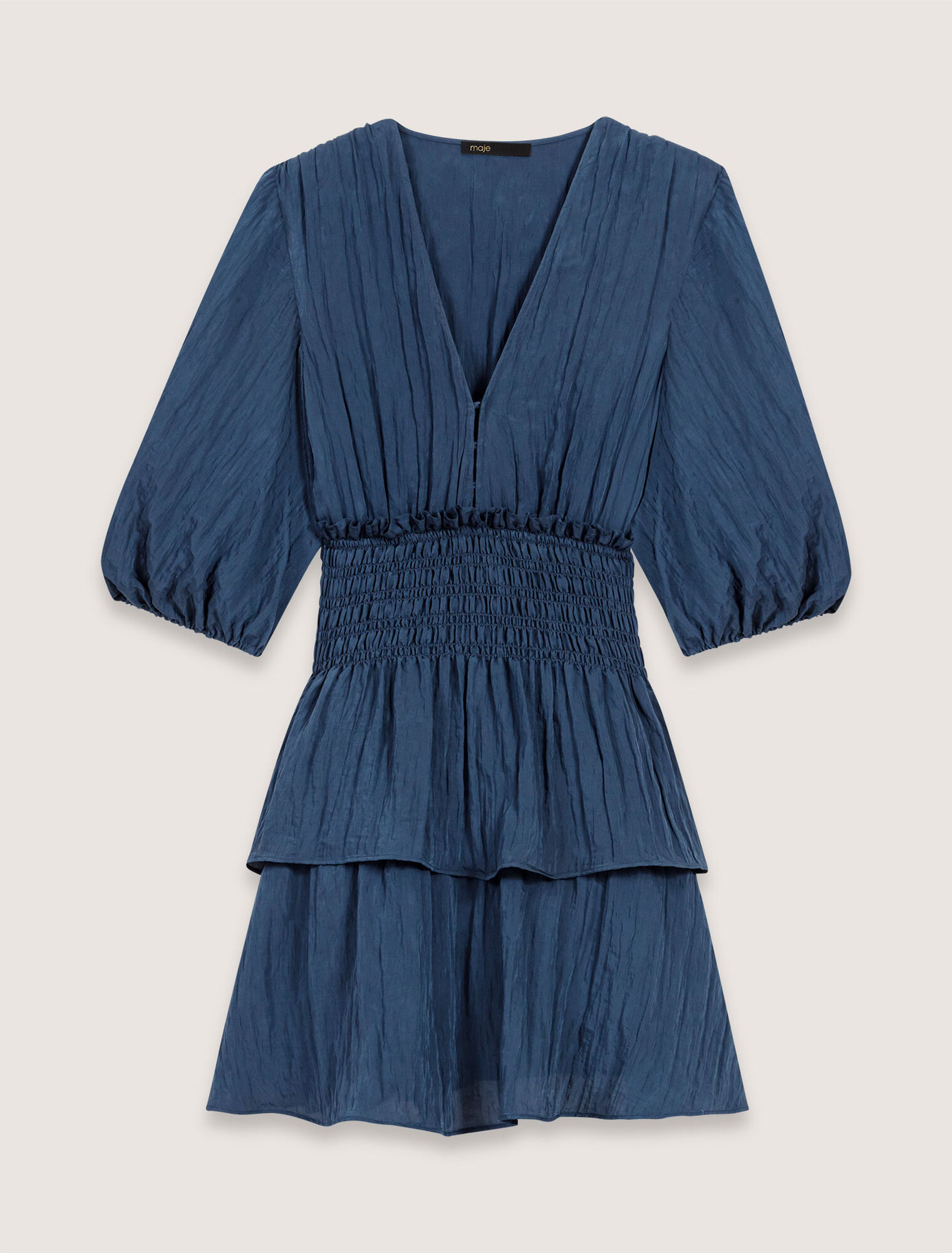 Robe courte à volants