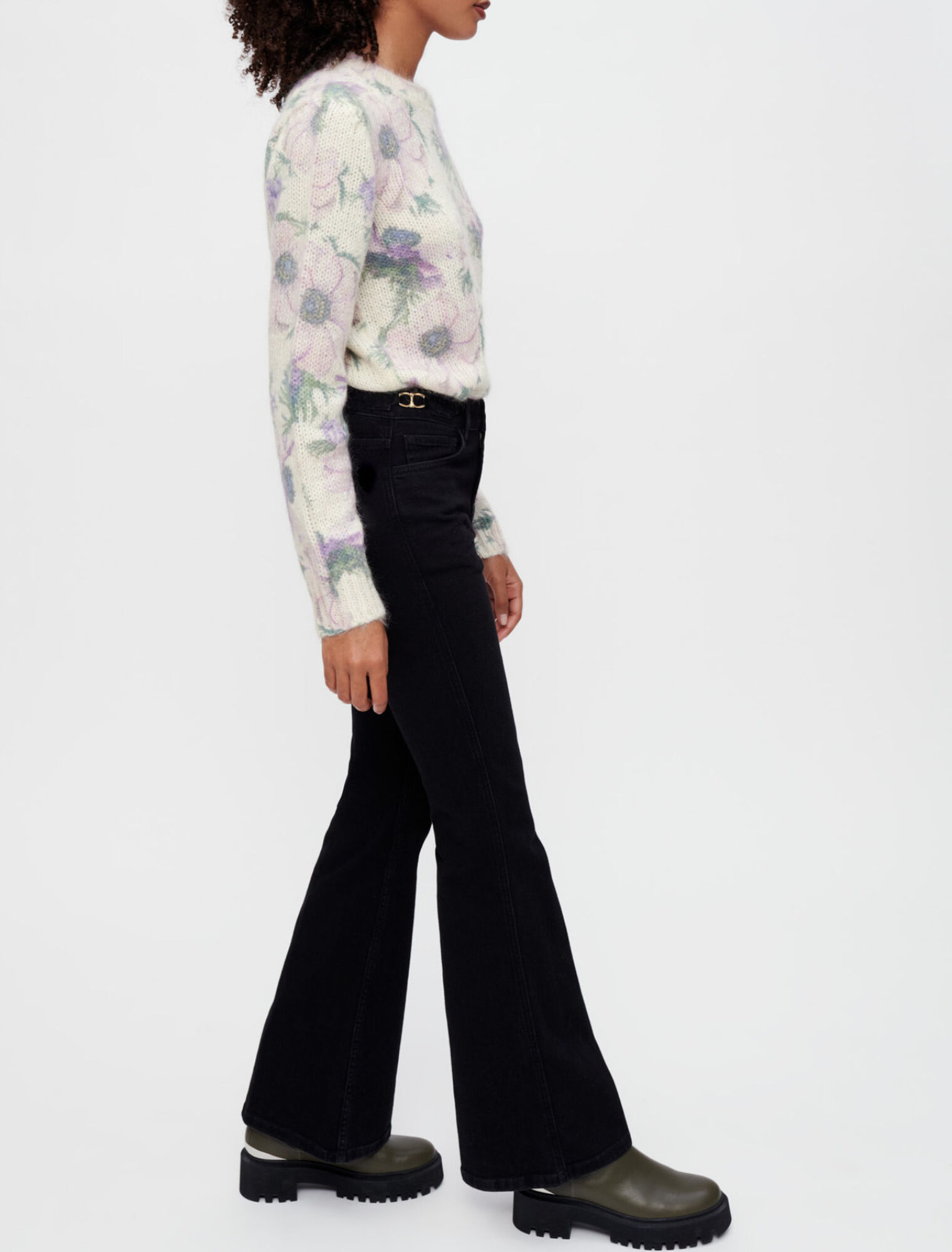Jean flare à mors