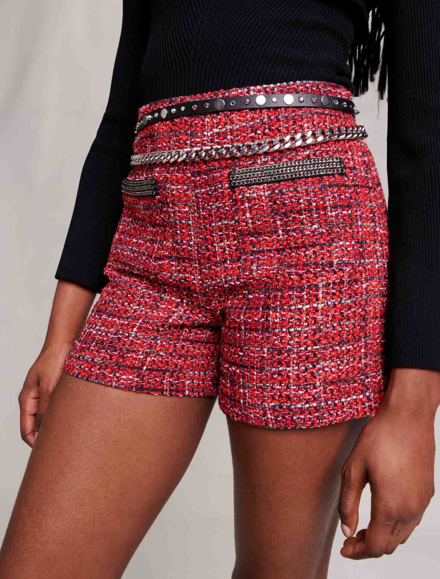 Short en tweed