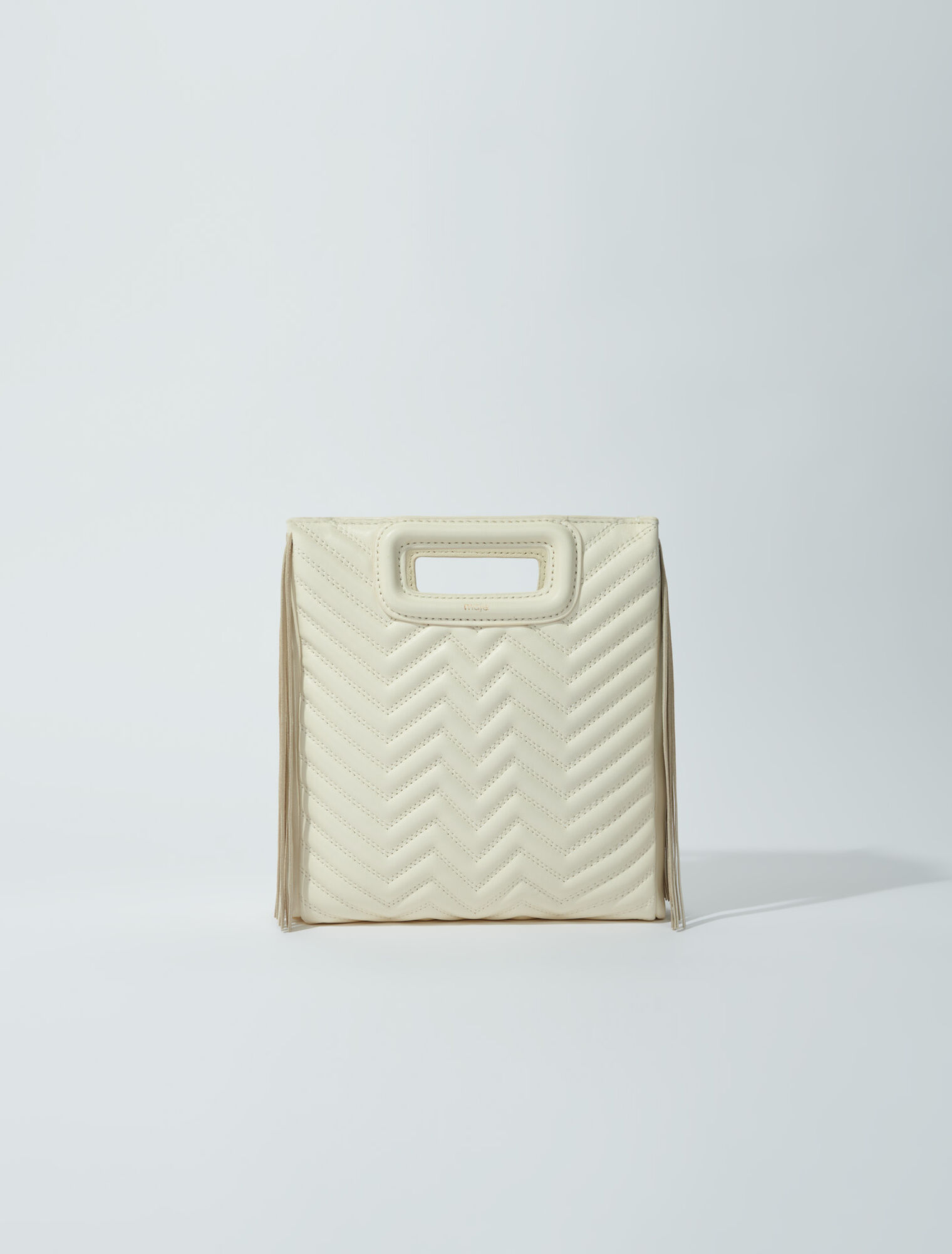 Sac M à franges matelassé