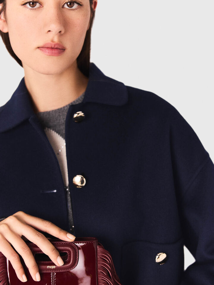 Veste courte en laine