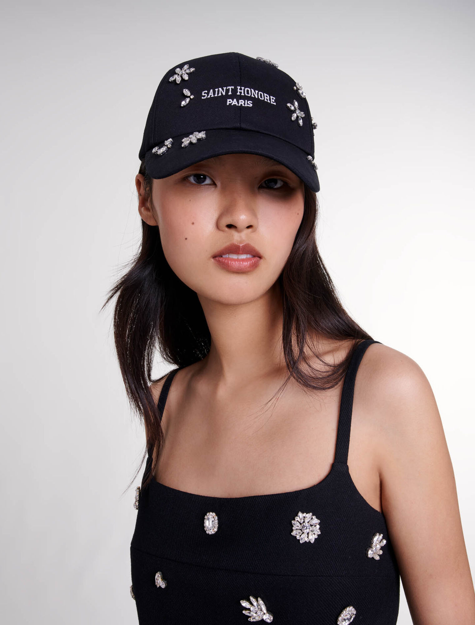 Crop top à strass