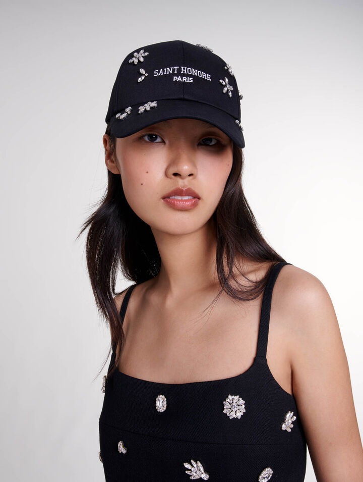 Crop top à strass