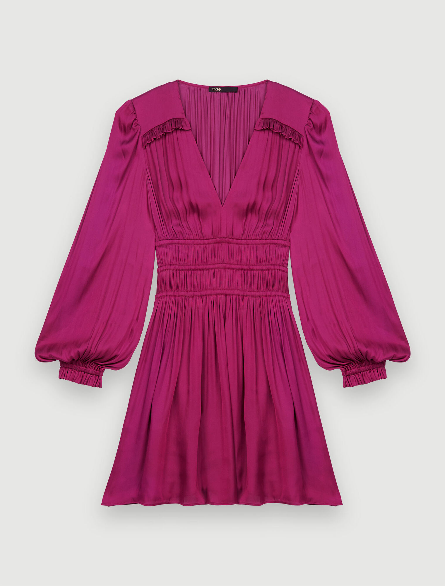 Robe en satin fluide