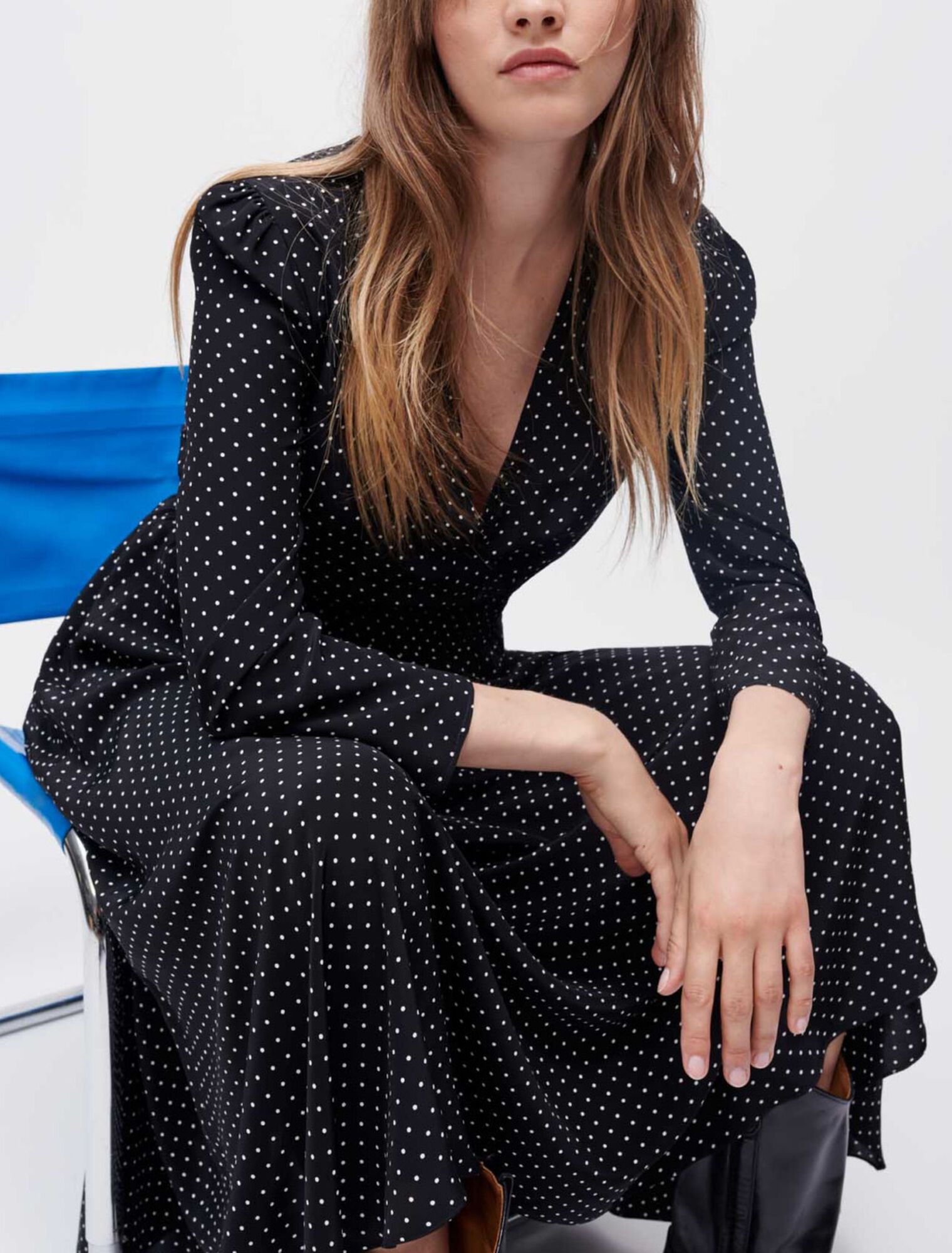 Robe longue cintrée