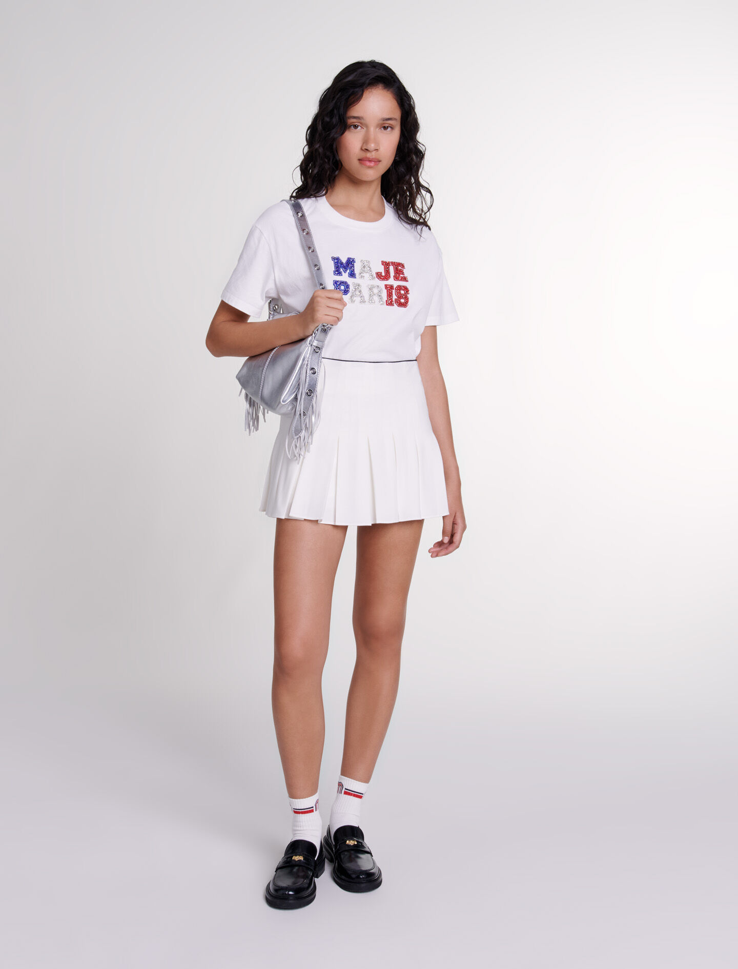 Jupe tennis courte Jupes courtes Maje