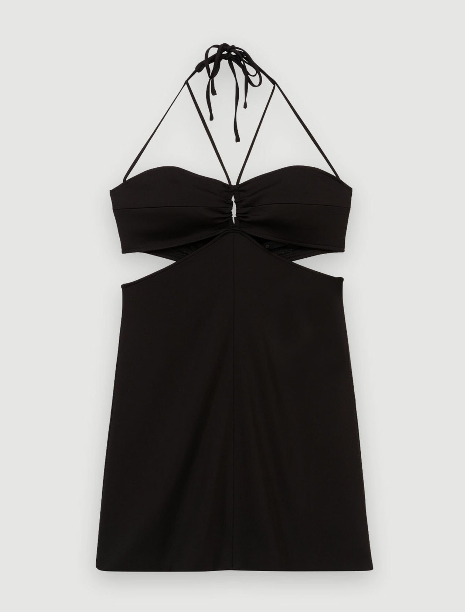 Robe courte ajourée