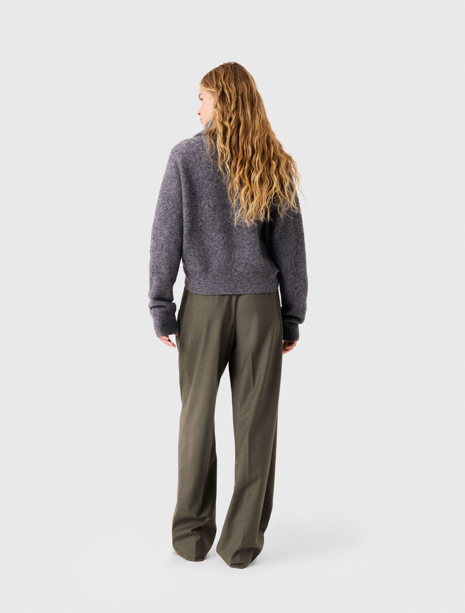 Pull &agrave; col zipp&eacute; en yack