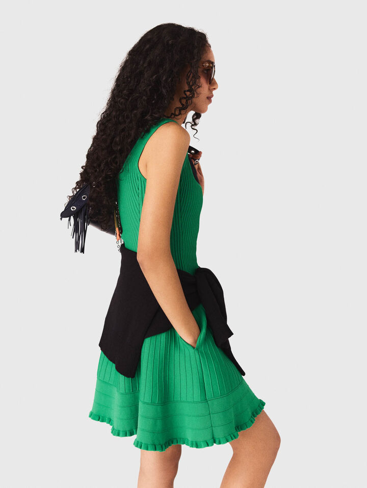 Robe patineuse en  maille