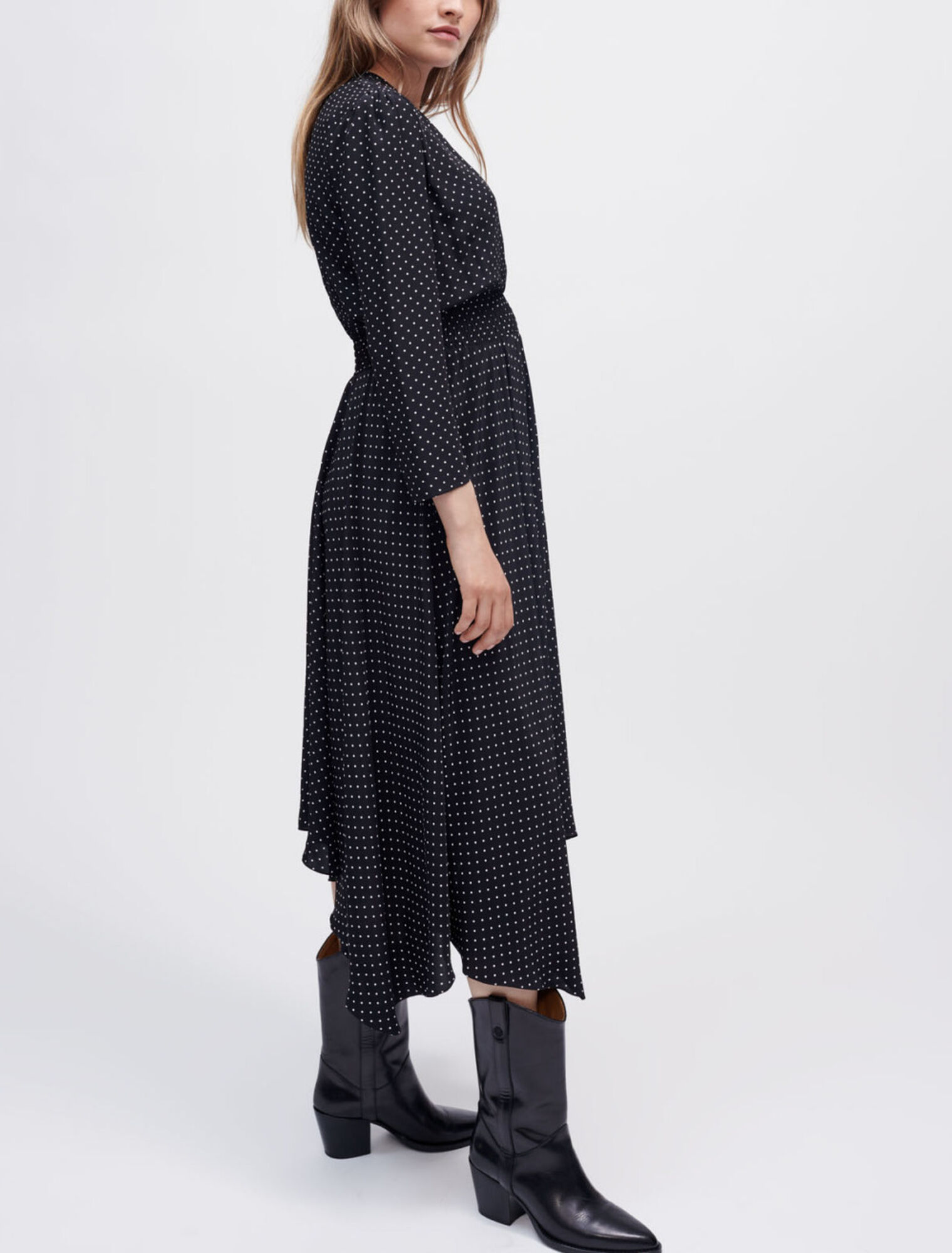 Robe longue cintrée