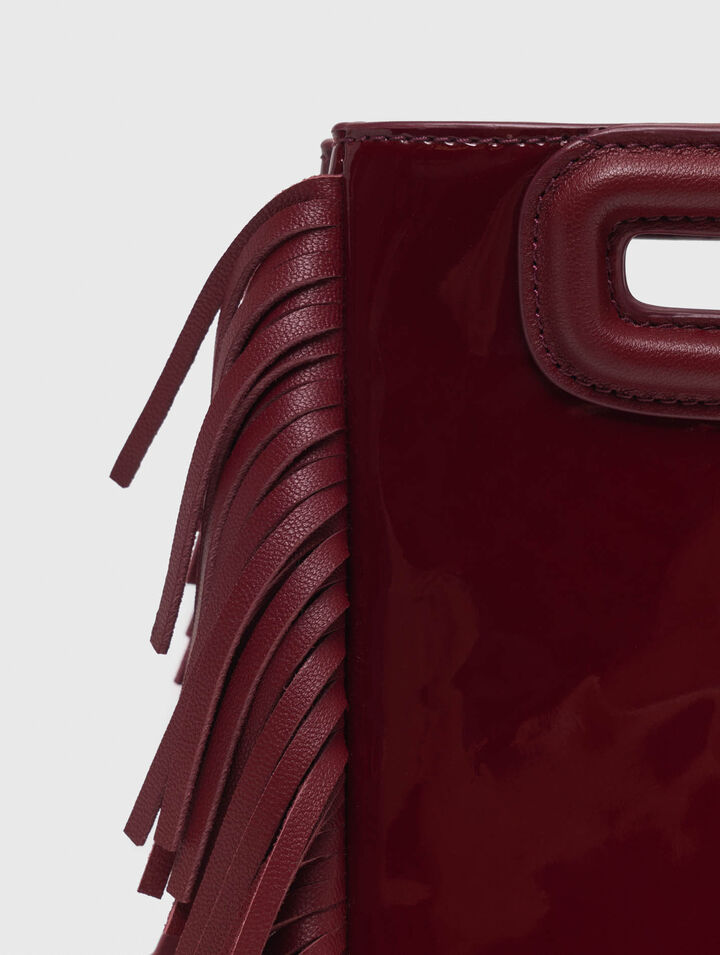 Sac M mini en cuir lisse
