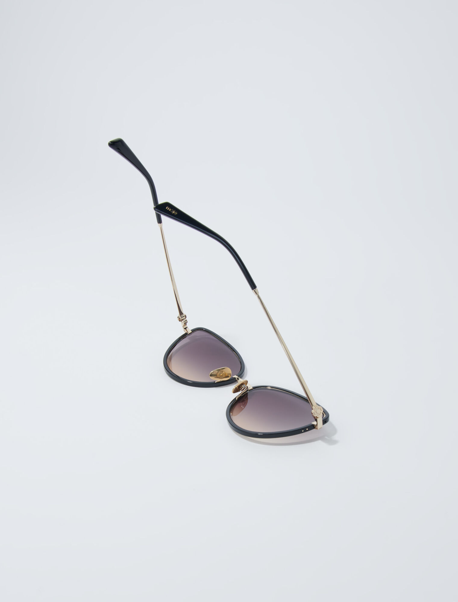 Lunettes cat eye en métal