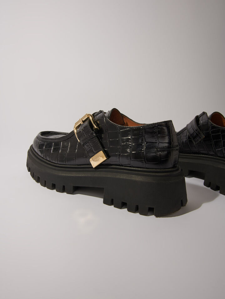 Derbie chunky en cuir