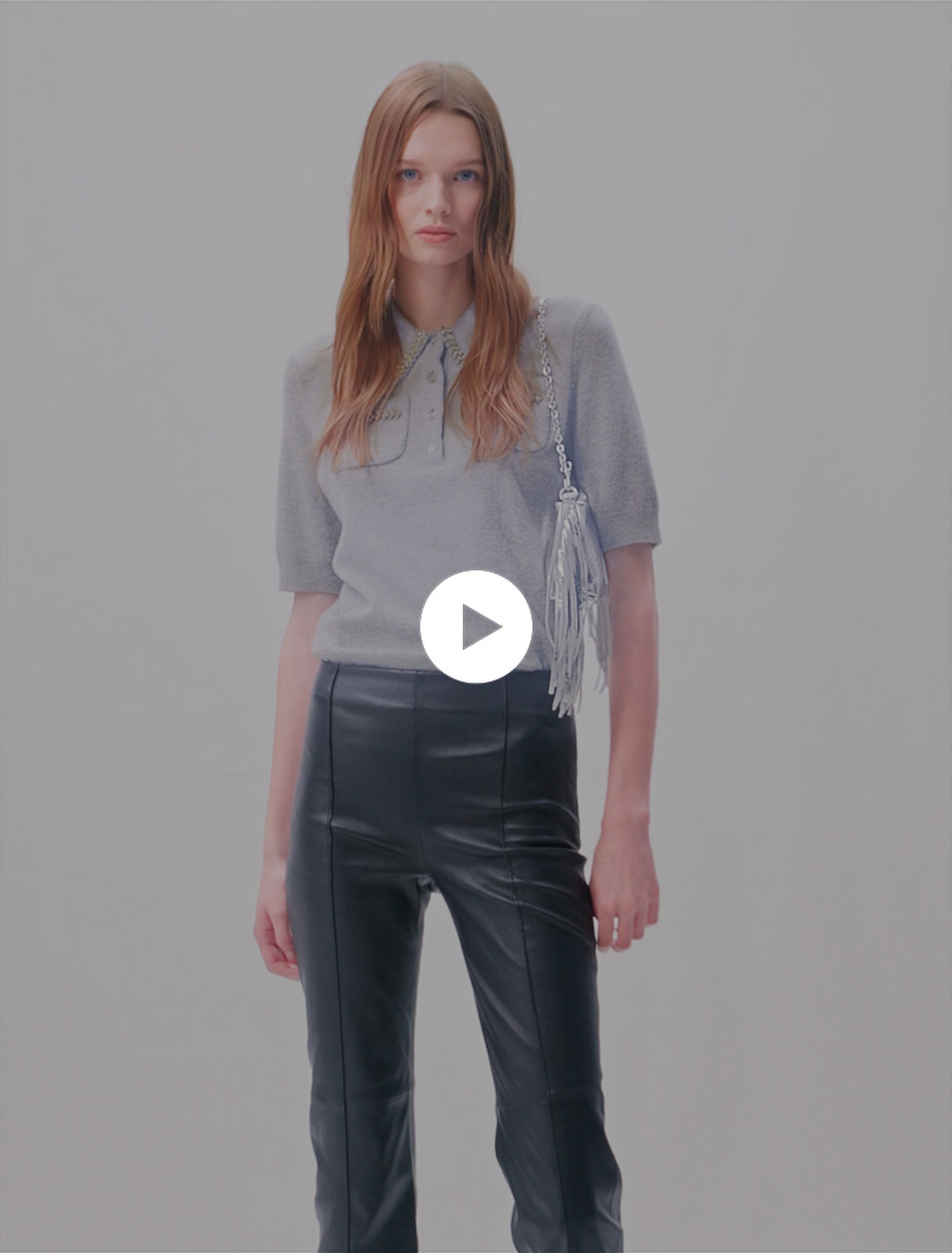 Pantalon en cuir