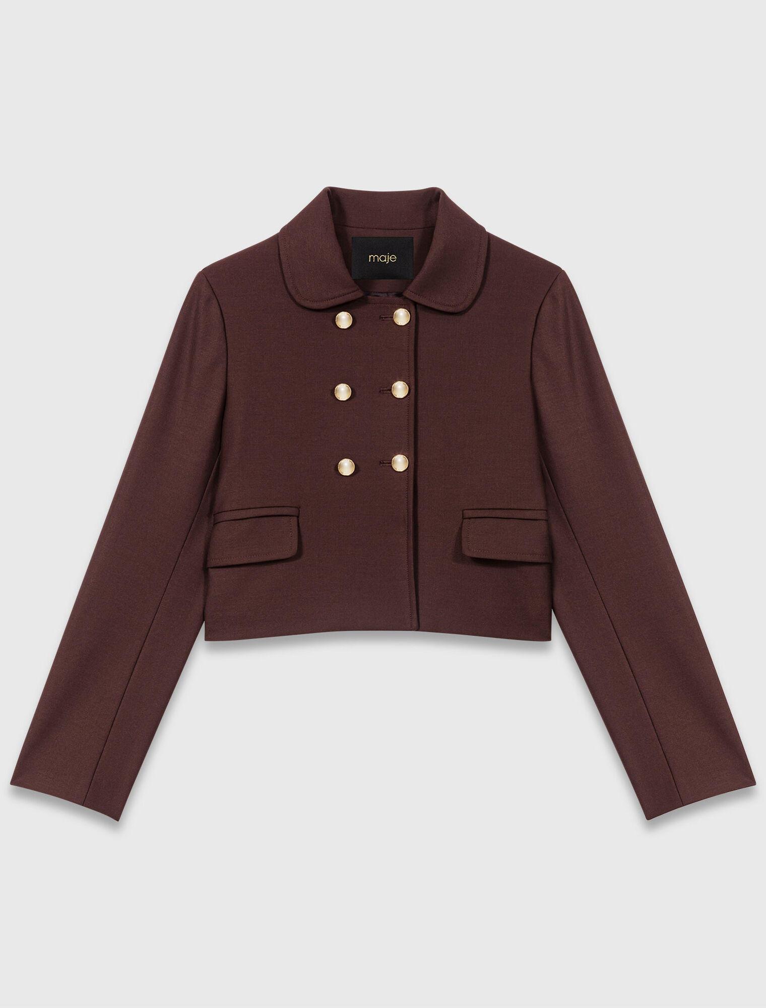 Veste courte à double boutonnage