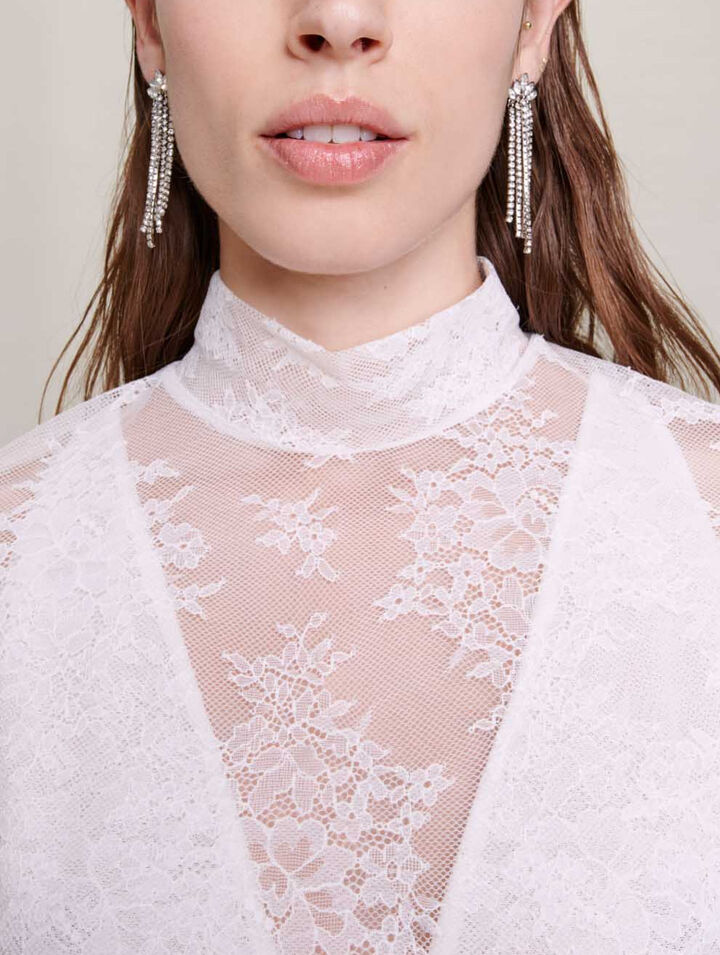 Top en dentelle