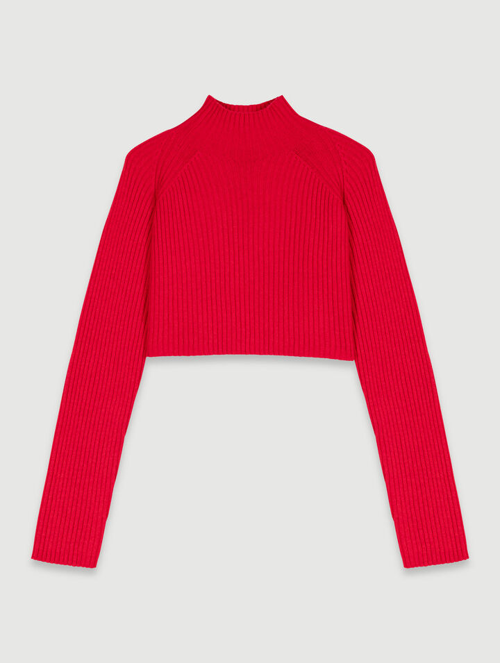 Robe courte 2-en-1 en maille
