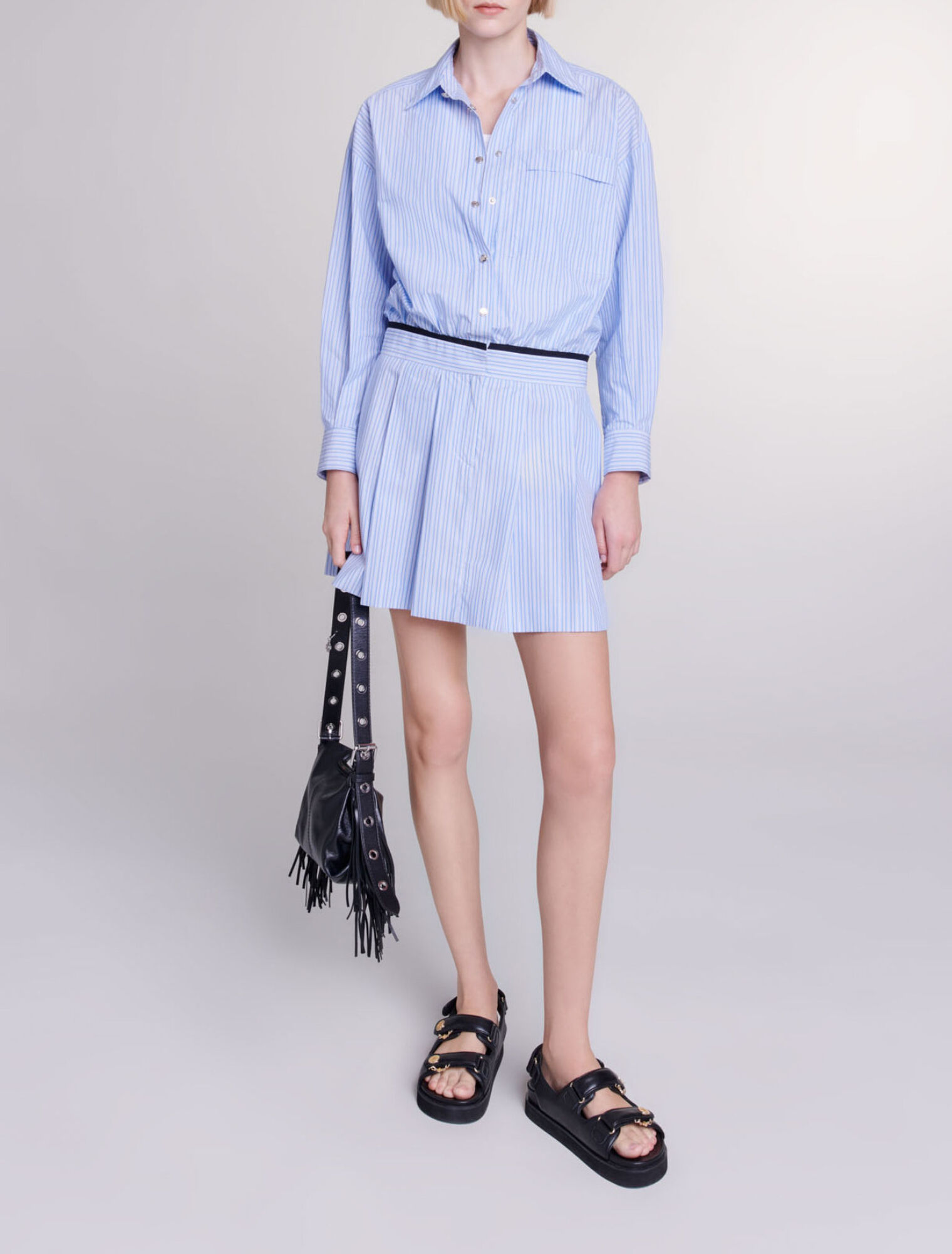 Robe chemise courte