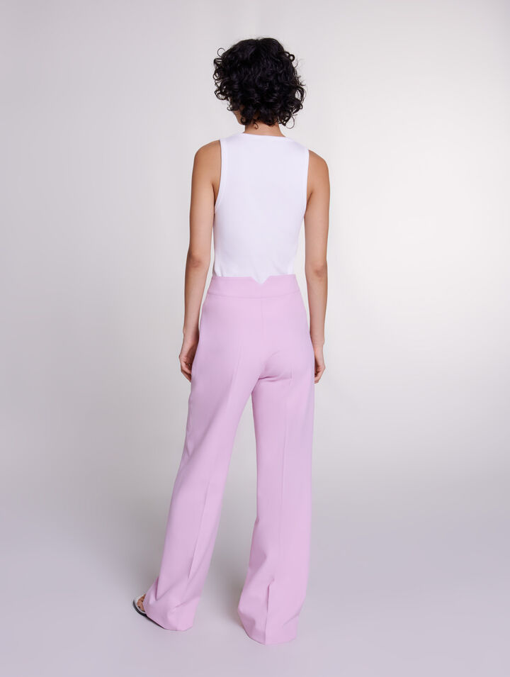 Pantalon de tailleur large
