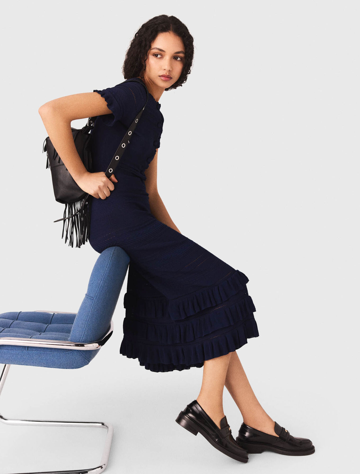 Sac Miss M mini en cuir lisse