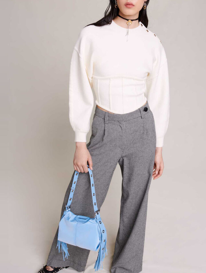 Pantalon de tailleur large