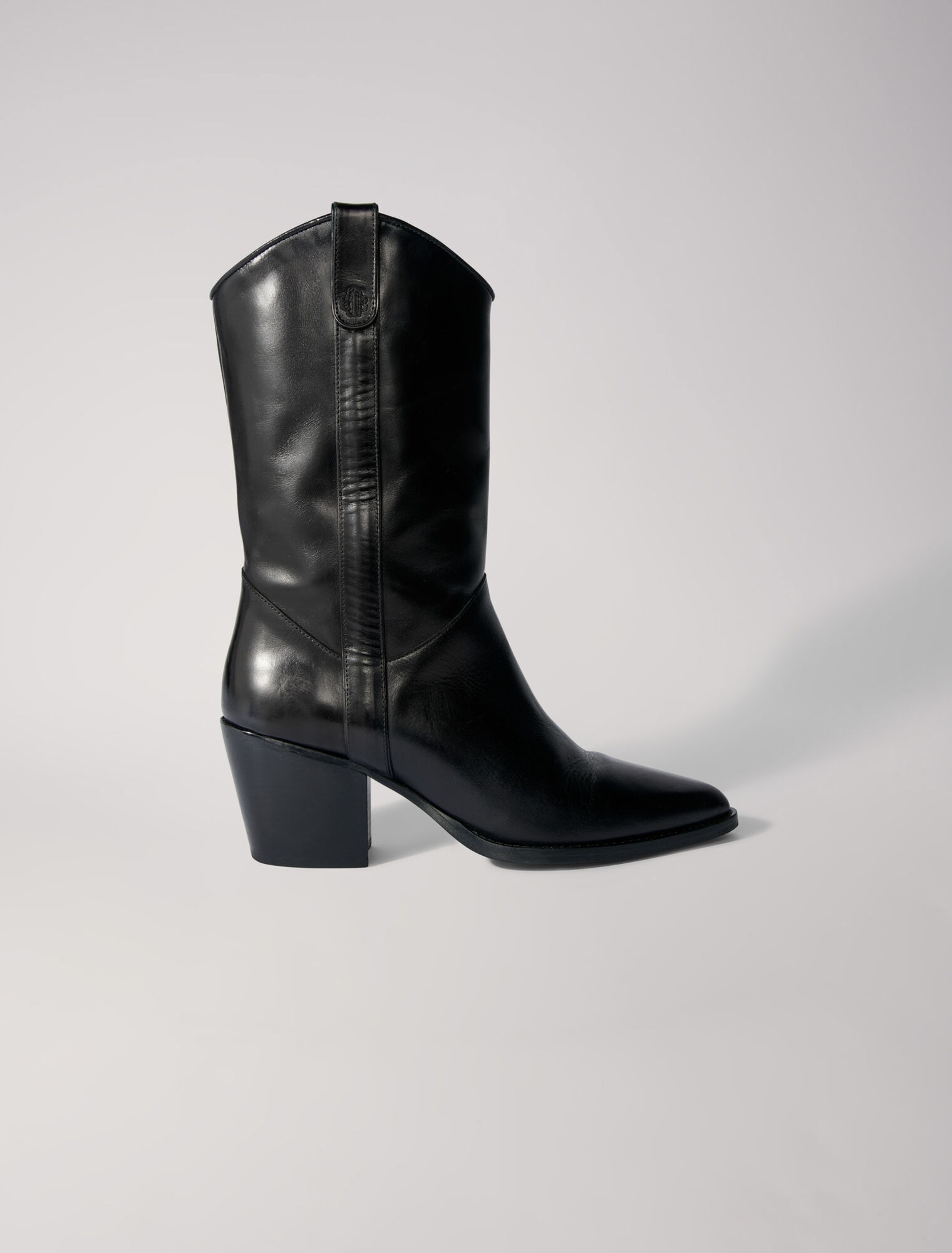 Bottes western en cuir