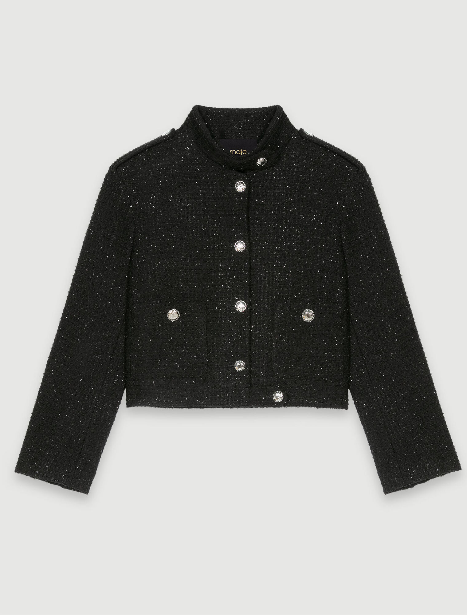 Veste courte en tweed