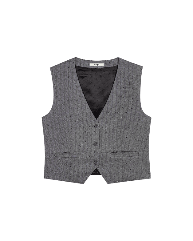 Veston de tailleur strassé