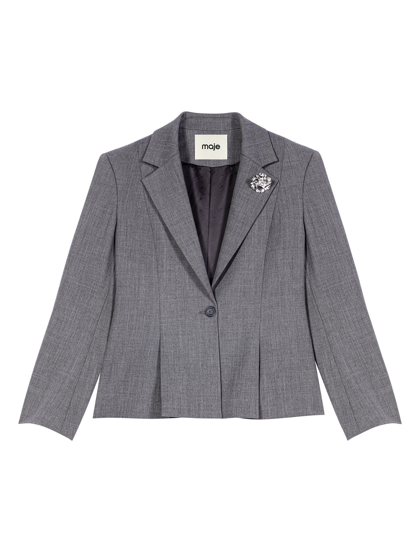 Veste tailleur courte cintrée