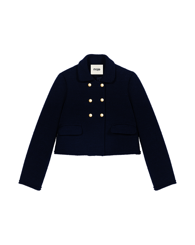 Veste courte en tweed