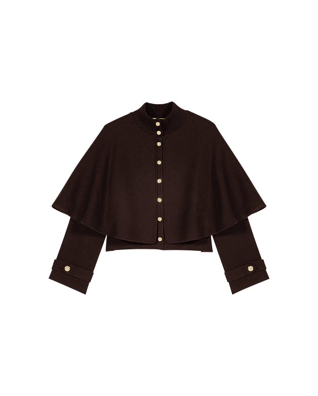 Cardigan effet cape