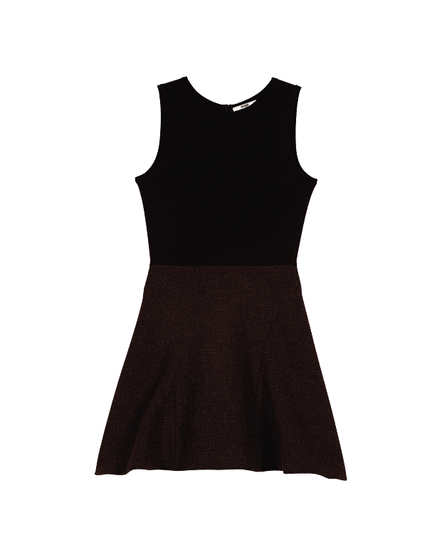 Robe cape 2-en-1 en tweed