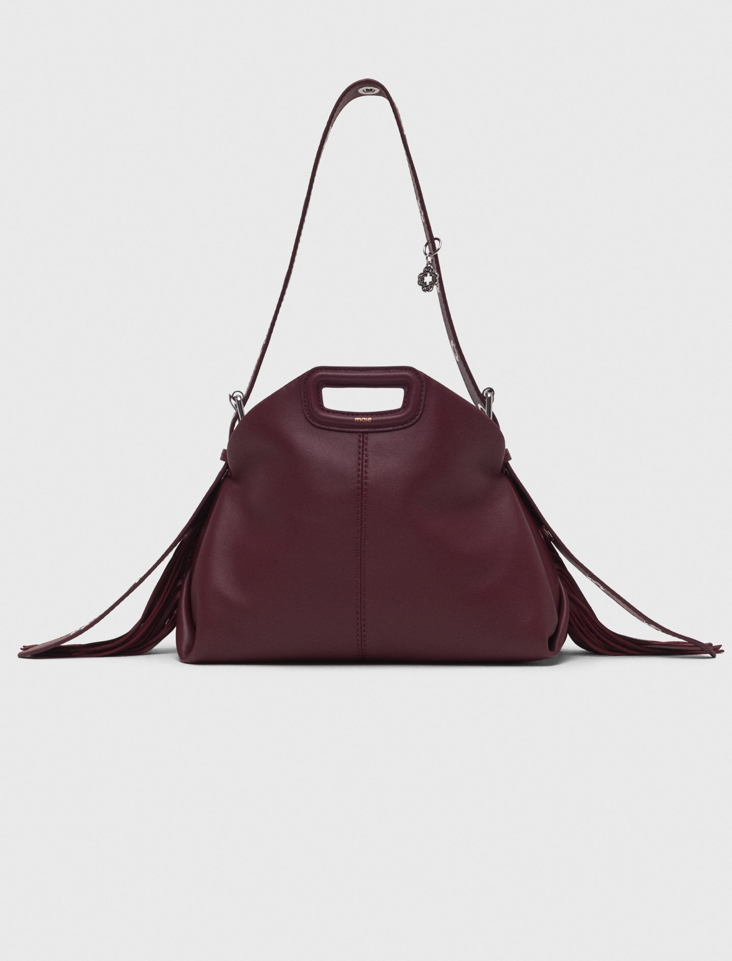 Sac Miss M en cuir lisse pour femme | Maje