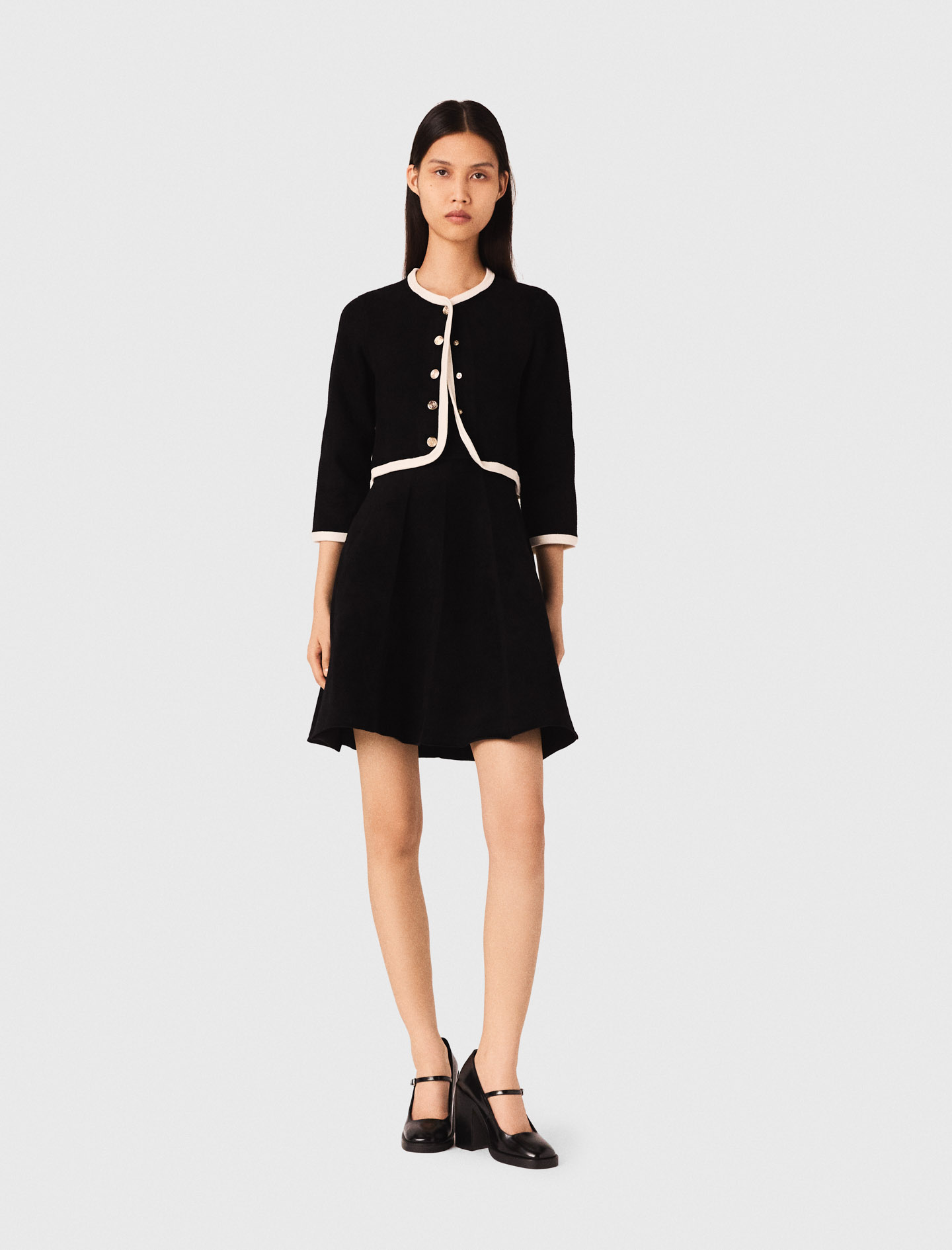 Robe Cocktail Parker Noire - Taille 2, Neuve Avec étiquettes, Longueur Genou