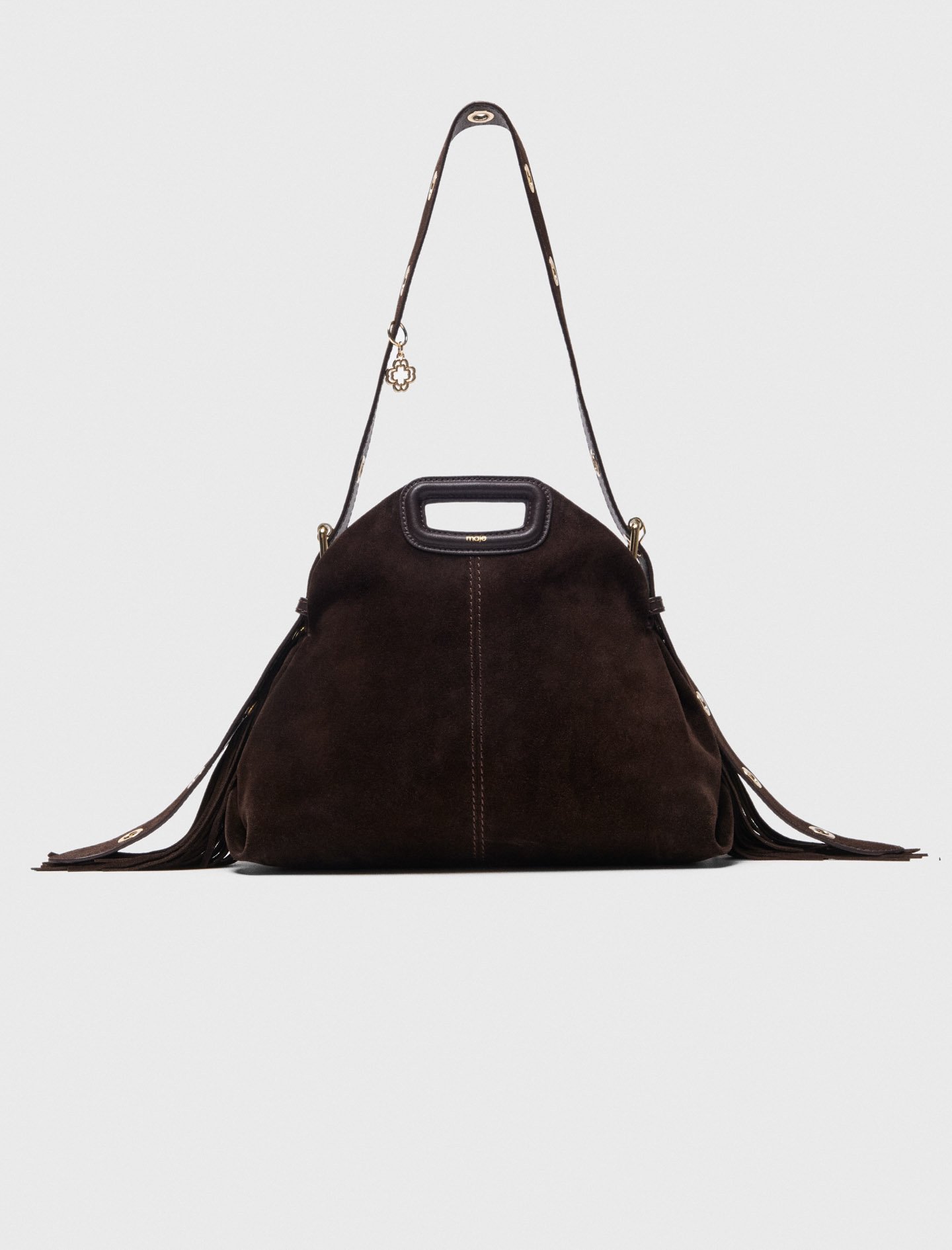 Sac Miss M en suède marron pour femme | Maje