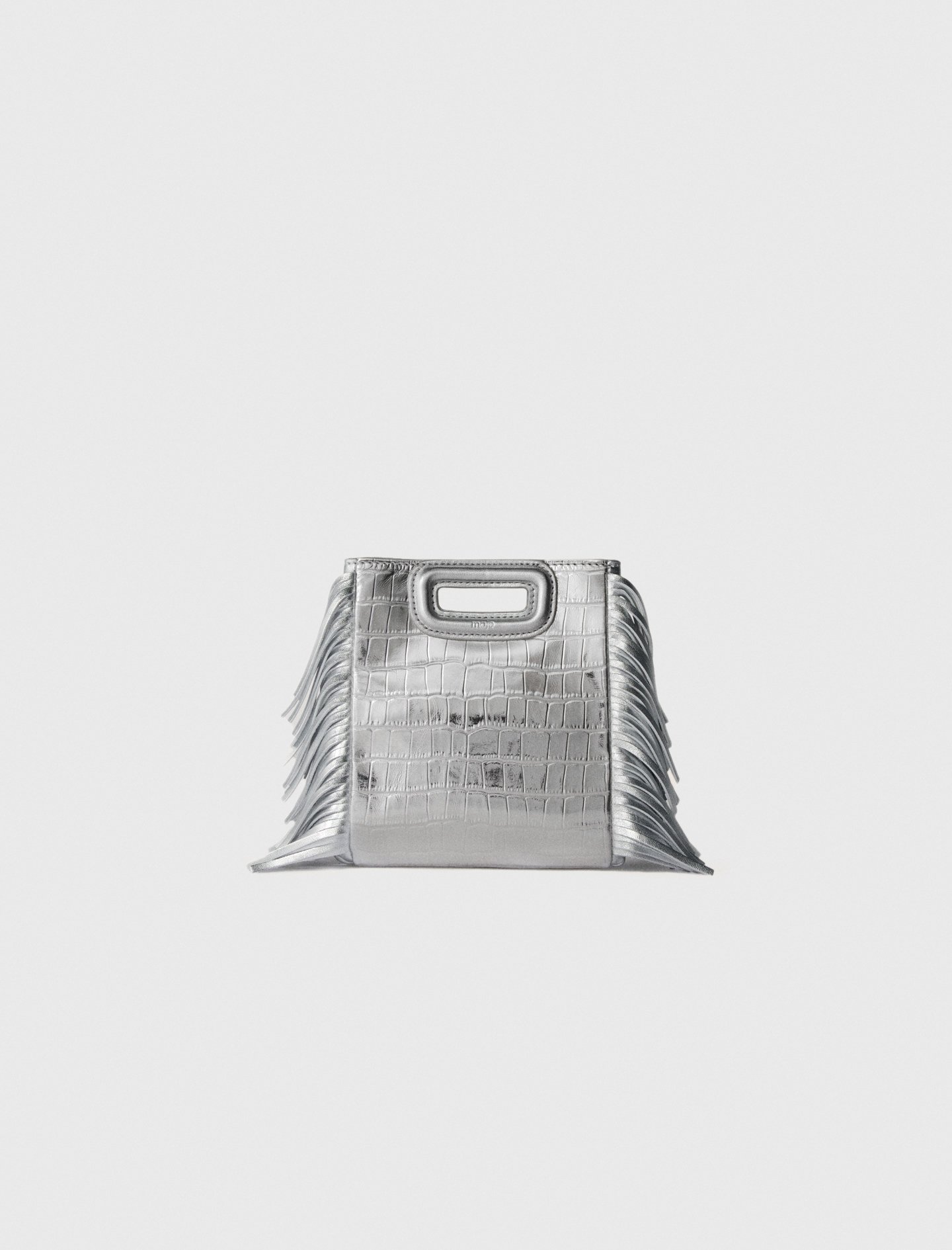 Sac M Mini en cuir effet croco