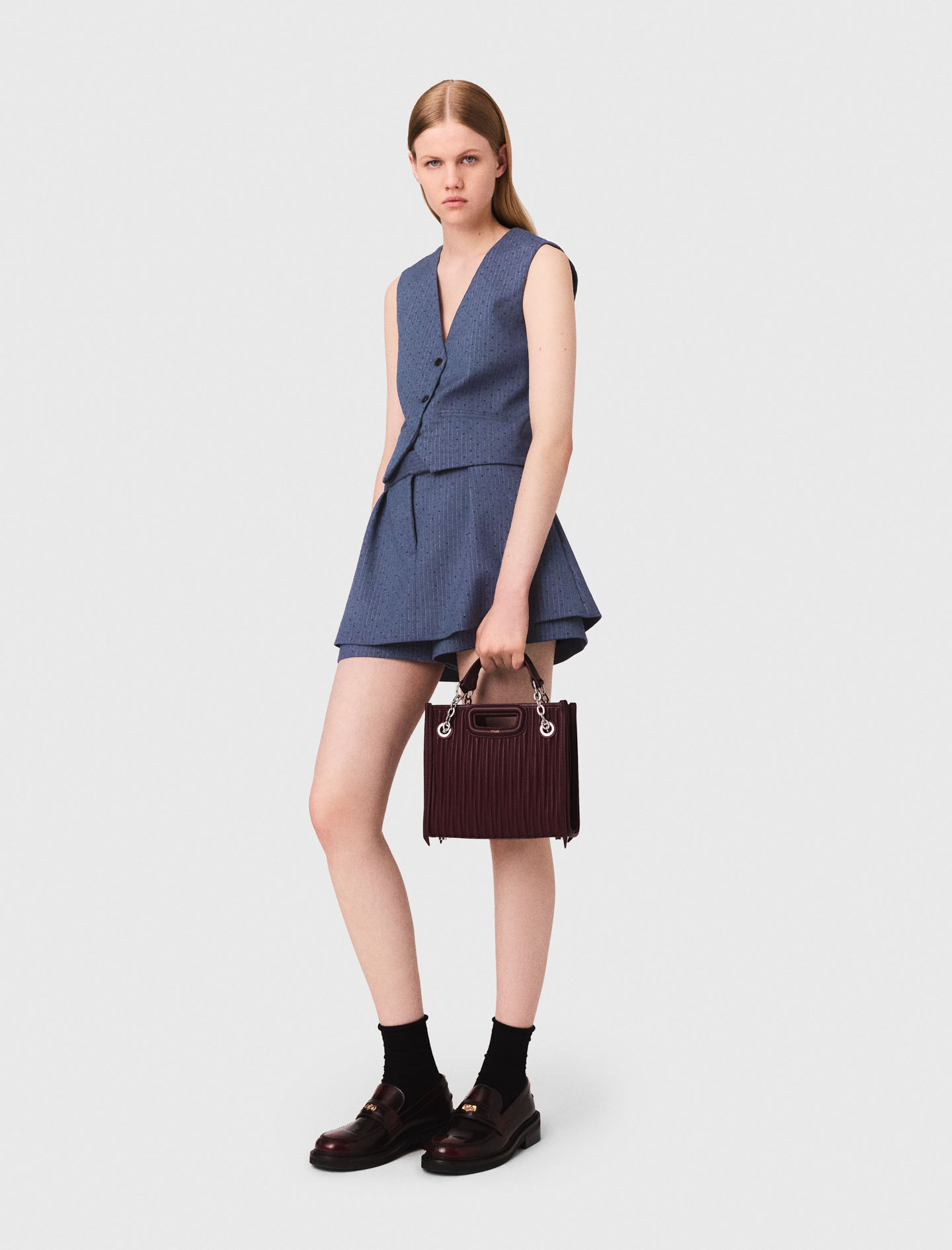 Ensemble Tailleur Maje – Veste Et Robe – Taille 42 – Vert Noir – Neuf Jamais Porté (sans étiquettes)