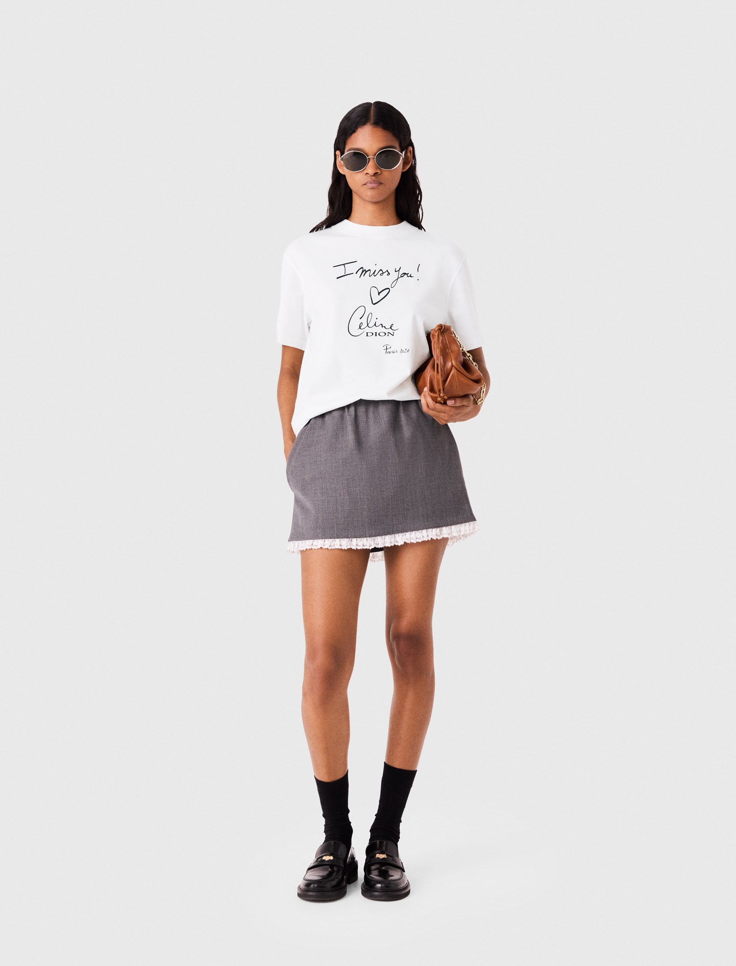 T-shirt Maje X Céline Dion - Blanc - Taille 1 - Maje