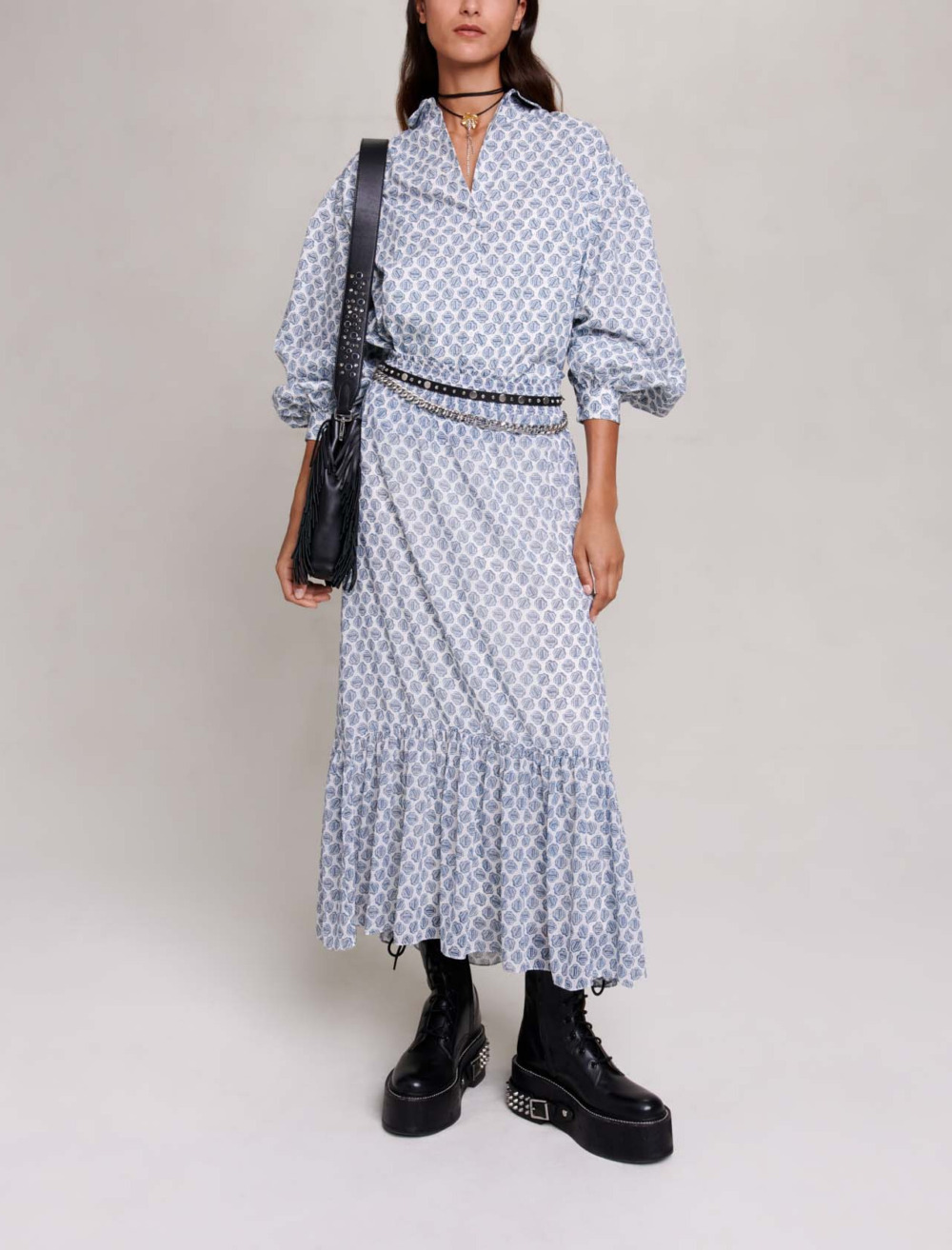 Jupe Longue Asymétrique - / - Maje - Modalova